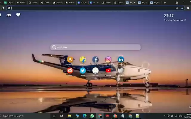 Raytheon Wallpaper New Tab Theme[Install Now]  from Chrome web store to be run with OffiDocs Chromium online